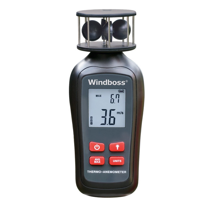 Ветромер Windboss 2 Thermo-Anemometer с калъф - 1
