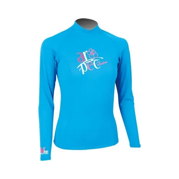 Lady's rashguard Aropec Marvel Turquoise - 1