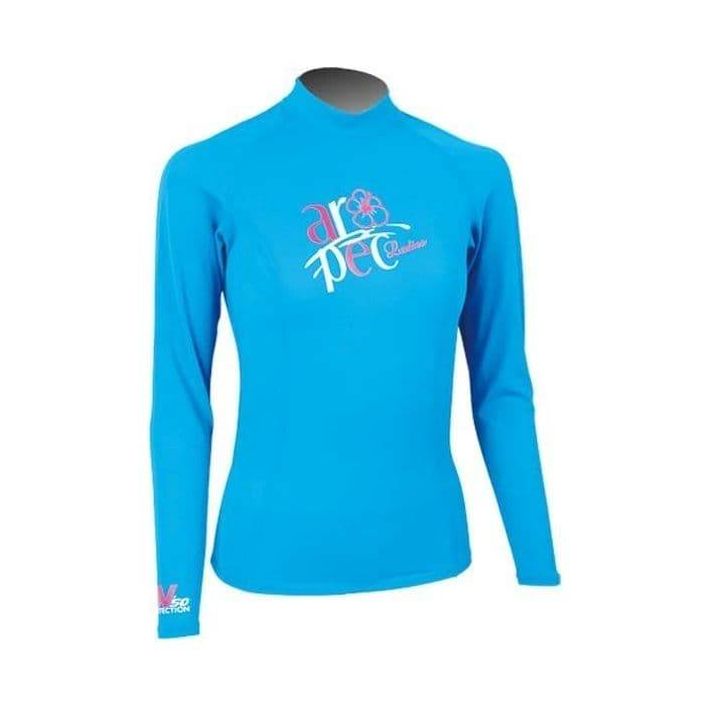 Lady's rashguard Aropec Marvel Turquoise - 1