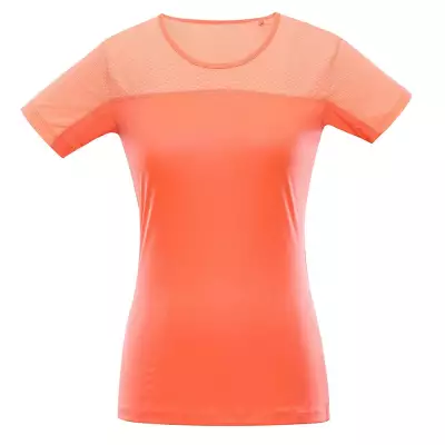 Дамска бързосъхнеща тениска Alpine Pro Leona оранжева - 1