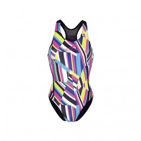 Women's One-Piece Swimsuit Fashy Aquafeel Stripe - 1