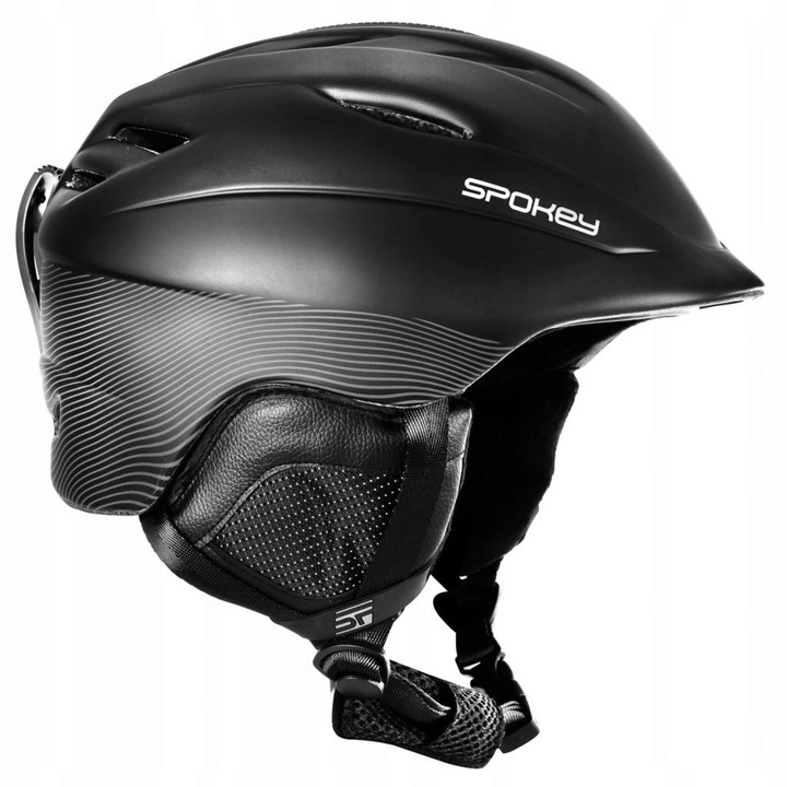 Каска за ски и сноуборд Spokey Columbia Black - 2