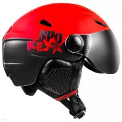 Helmet Spokey Jasper Red with replaceable visor