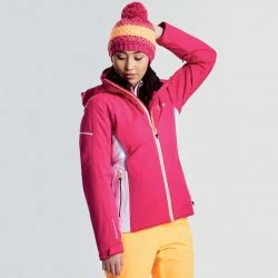 Дамско яке за ски и сноуборд Dare 2b Contrive Pink Fusion