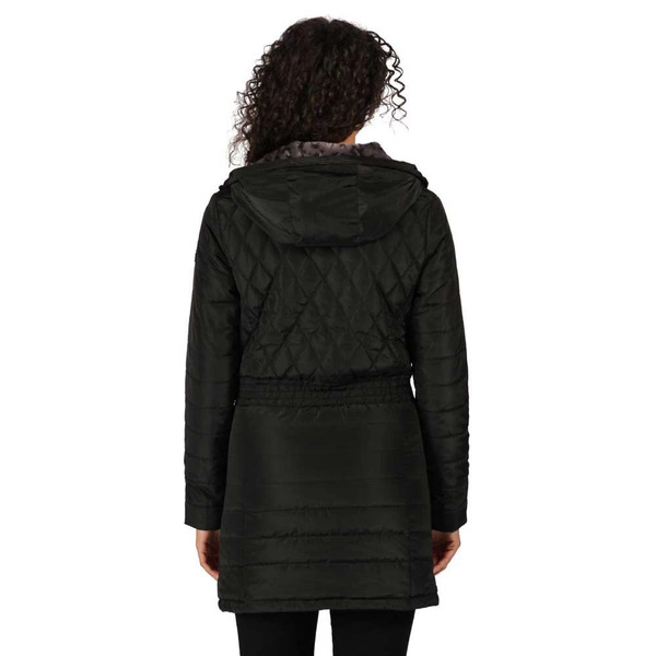 Regatta Ladies Parmenia Long Length Jacket Black - 2