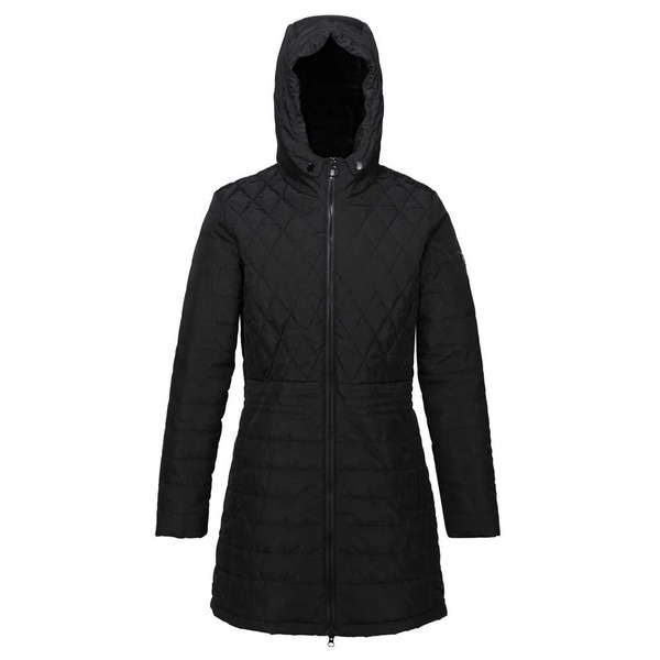 Regatta Ladies Parmenia Long Length Jacket Black - 3
