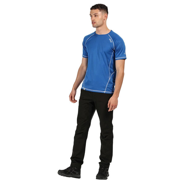 Мъжка бързосъхнеща тениска Regatta Virda Nautical Blue - 1