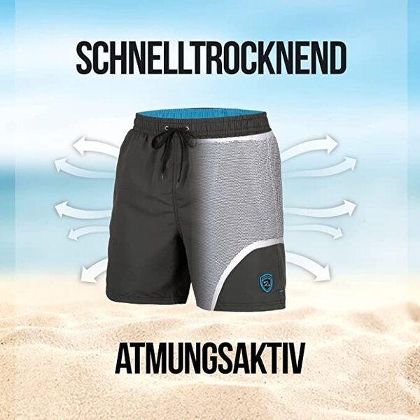 Мъжки борд шорти Zagano 5106 Titanium Long - 4