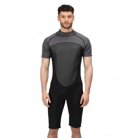 Men's Shorty Wetsuit Regatta Black/Grey - 1