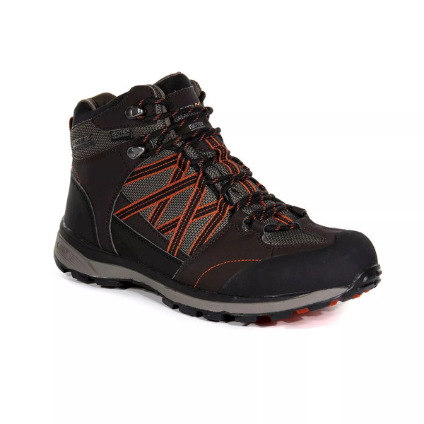 Обувки с мембрана Regatta Samaris II Mid кафяви - 1