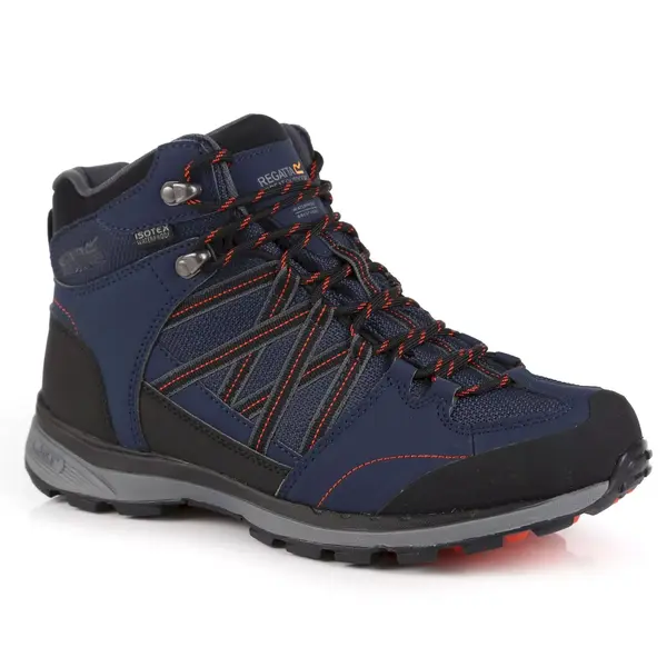 Shoes Regatta Samaris II Mid Navy Burnt Salmon - 1