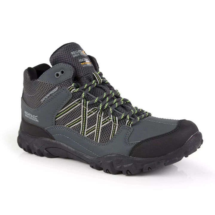 Обувки с мембрана Regatta Edgepoint Mid Briar Lime Punch - 1