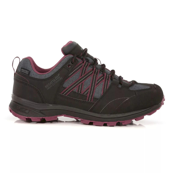 Дамски обувки Regatta Samaris II Low Black Purple - 2