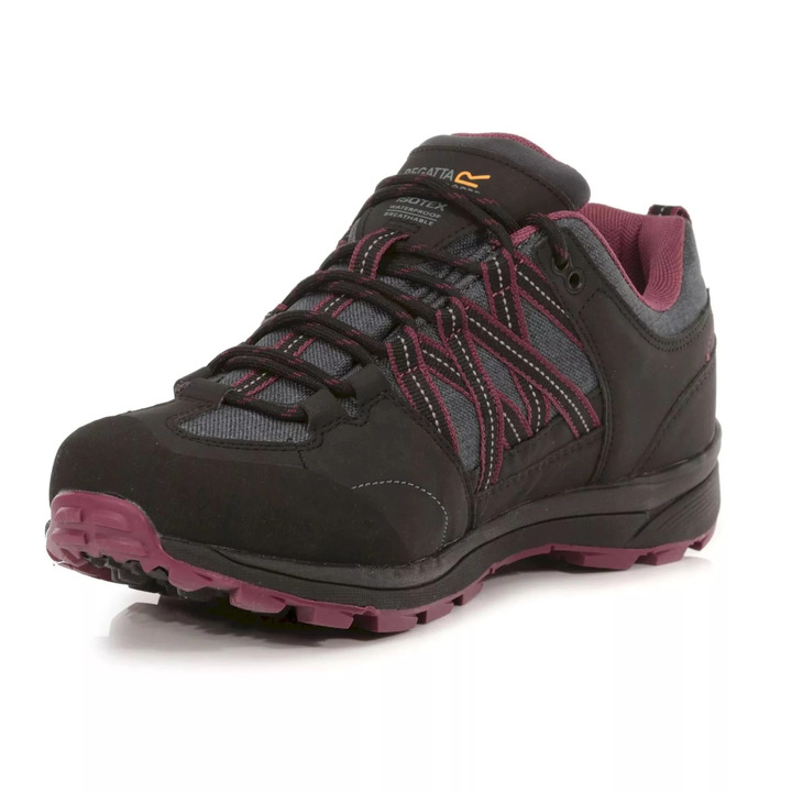 Дамски обувки Regatta Samaris II Low Black Purple - 3