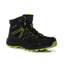 Обувки с мембрана Regatta Samaris Lite Mid Black Lime Punch - 1