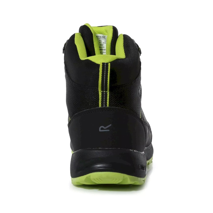 Обувки с мембрана Regatta Samaris Lite Mid Black Lime Punch - 4