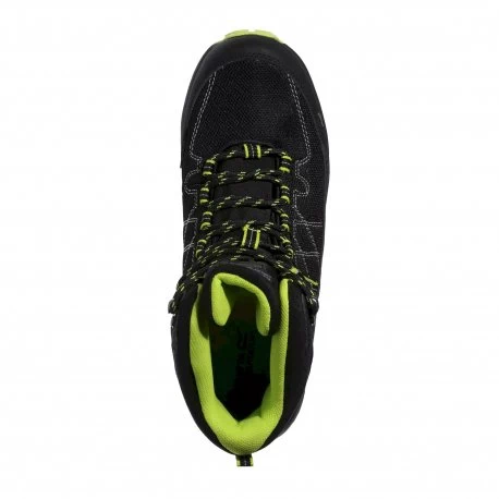 Обувки с мембрана Regatta Samaris Lite Mid Black Lime Punch - 6