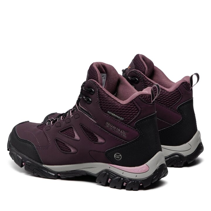 Дамски обувки Regatta Holcombe Burgundy Mid - 3