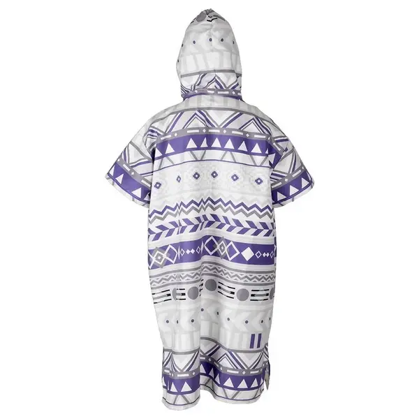 Changing poncho Aropec Purple White - 2