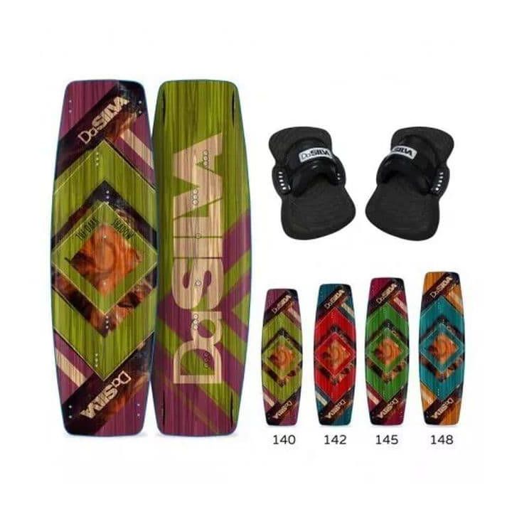 Kite board set with straps DaSilva Dark Shadow