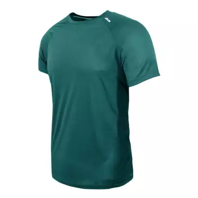Мъжка спортна тениска бързосъхнеща Joluvi Estoril тъмнозелена