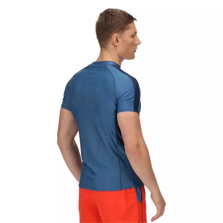 Regatta Rashguard Blue, short sleeve - 4