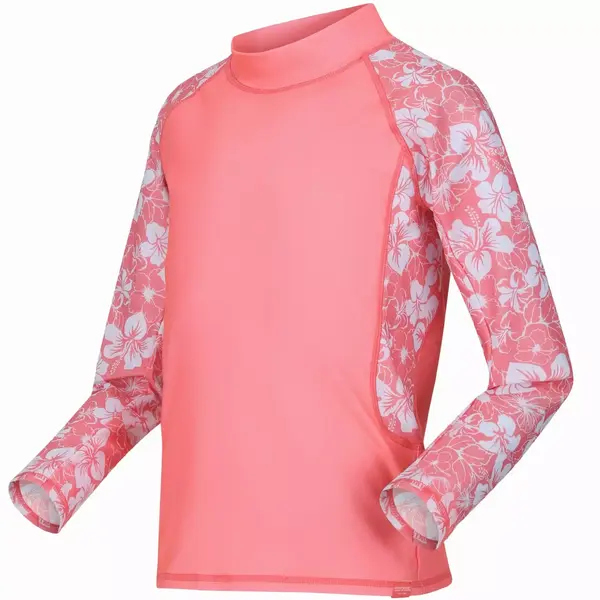 Rashguard kids long sleeve Regatta Hoku Hibiscus