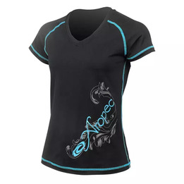 T-shirt Aropec Coolstar UV protection - Black