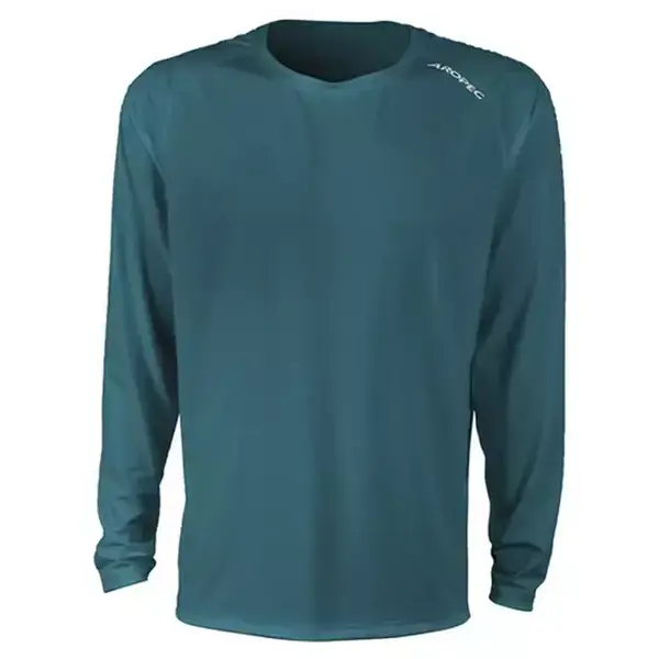 Блуза ликра с ултравиолетова защита широка / свободна кройка Aropec Loosefit зелена - 2