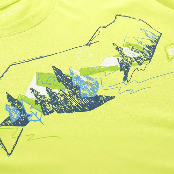Men's T-shirt Alpine Pro Bolen Green - 4