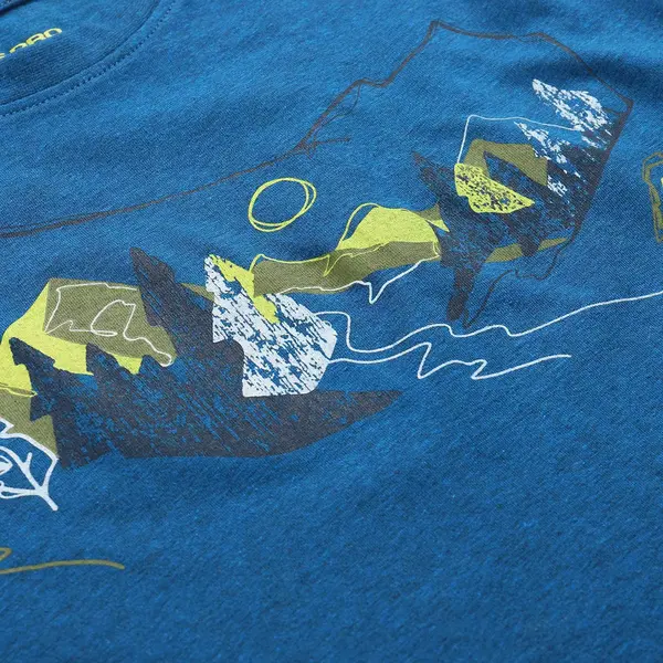 Men's T-shirt Alpine Pro Bolen Blue - 4