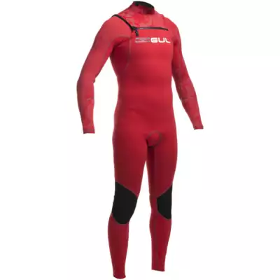 Мъжки неопренов костюм GUL 4/3mm Viper Red