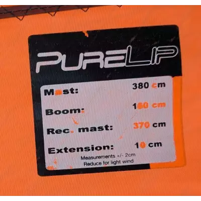 Used Windsurf sail Loft Sails Pure Lip 4.2m2