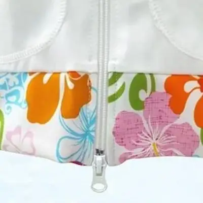 Lady's Lycra Hooded Jacket Aropec Hibiscus