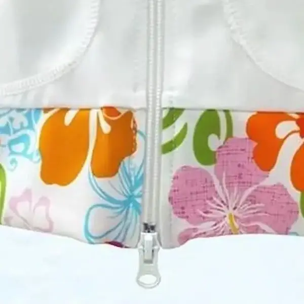 Lady's Lycra Hooded Jacket Aropec Hibiscus - 2