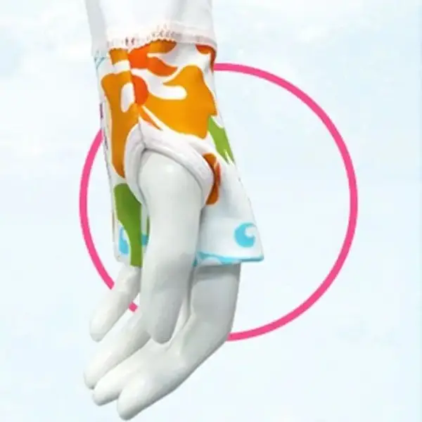 Lady's Lycra Hooded Jacket Aropec Hibiscus - 3