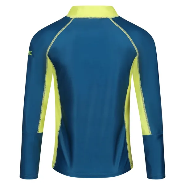 Детска блуза с ултравиолетова защита Regatta Hoku Citron - 2