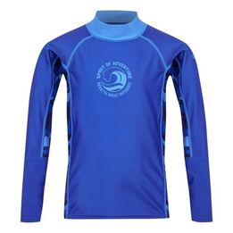 Детска блуза с ултравиолетова защита Regatta Hoku Olympian Blue