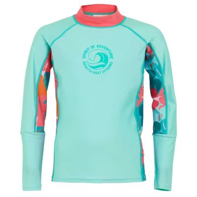 Детска блуза с ултравиолетова защита Regatta Hoku Aruba Blue