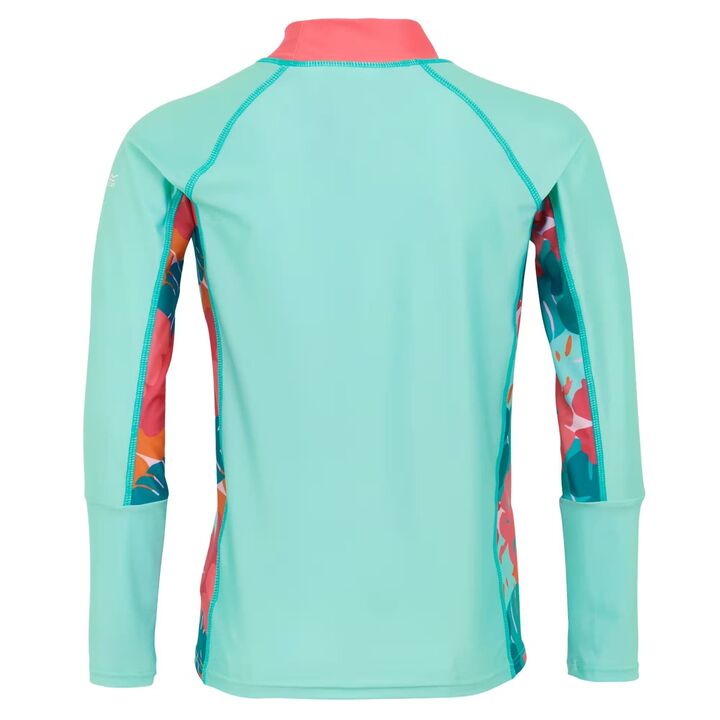 Детска блуза с ултравиолетова защита Regatta Hoku Aruba Blue - 2