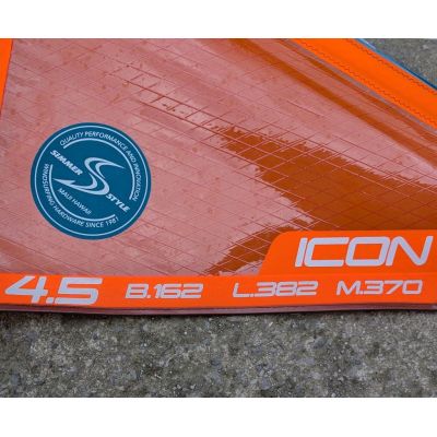 Used Windsurf sail Simmer Icon 4.5