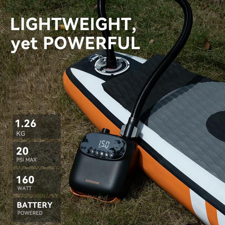 Акумулаторна помпа за кайт, лодка или SUP Airbank PUFFER Pro - 3