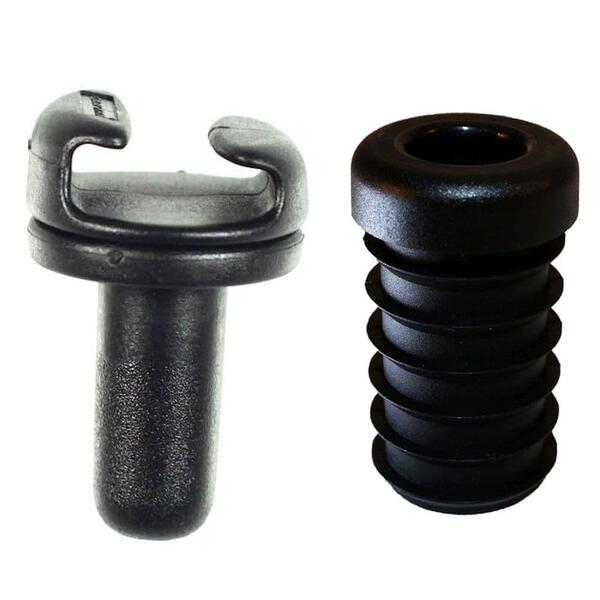 Set of mast plug and windsurf sail tip