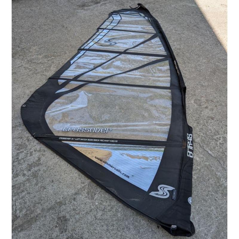 Used Windsurf sail Simmer Crossover 5.7 Used Windsurf sail Simmer Crossover 5.7