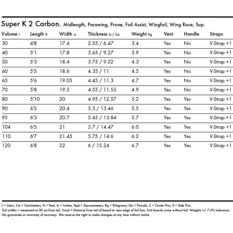 WindFoil board KT Super K-2 Carbon