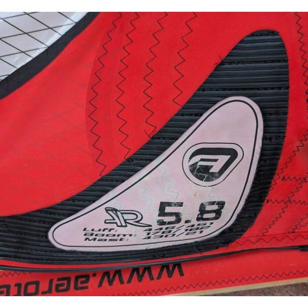 Used Windsurf sail Aerotech 5.8