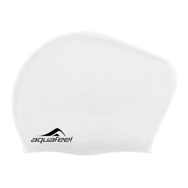 Плувна шапка от силикон за голяма коса Aquafeel Silicone cap