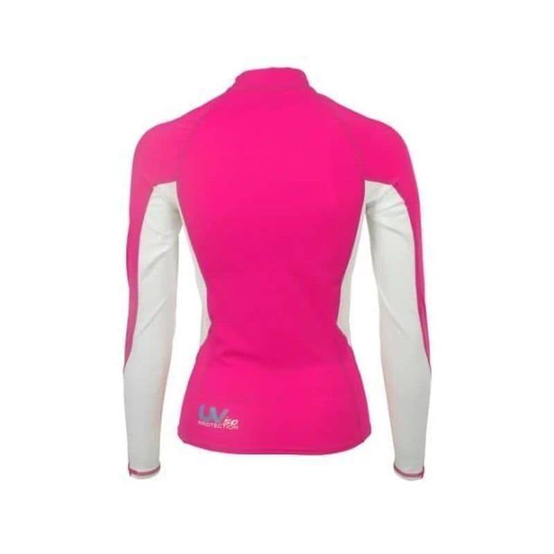 Lady's long sleeve RashGuard Aropec Myth Pink