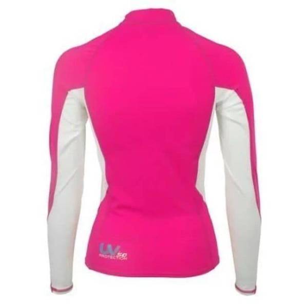 Lady's long sleeve RashGuard Aropec Myth Pink
