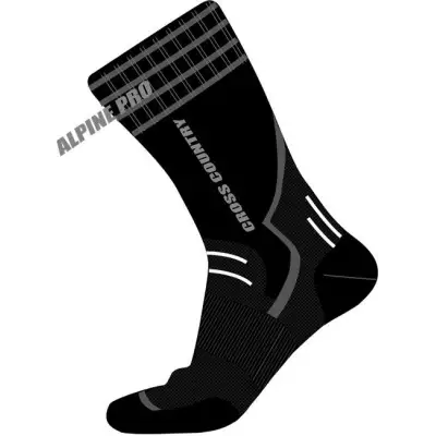 Чорапи Alpine Pro Silver черни 35-38